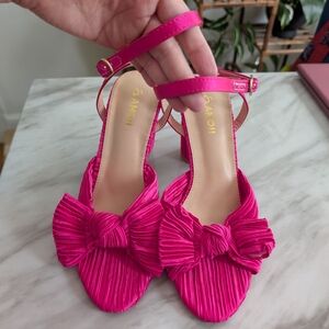 Pink Bow Sandals